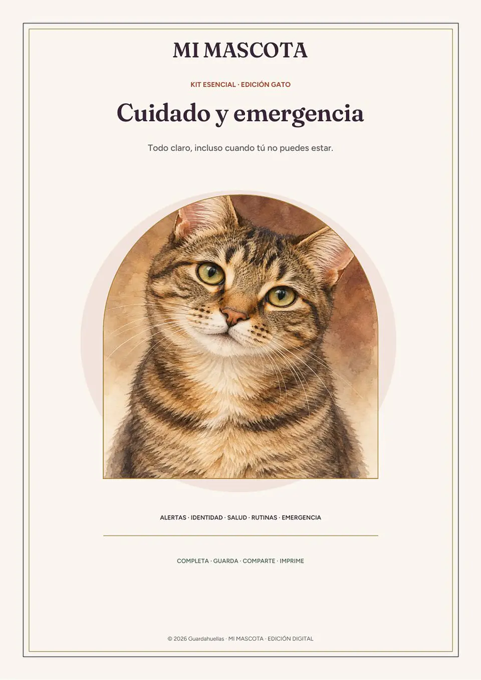 MI MASCOTA · Kit Esencial de Cuidado y Emergencia (perro y gato) 6