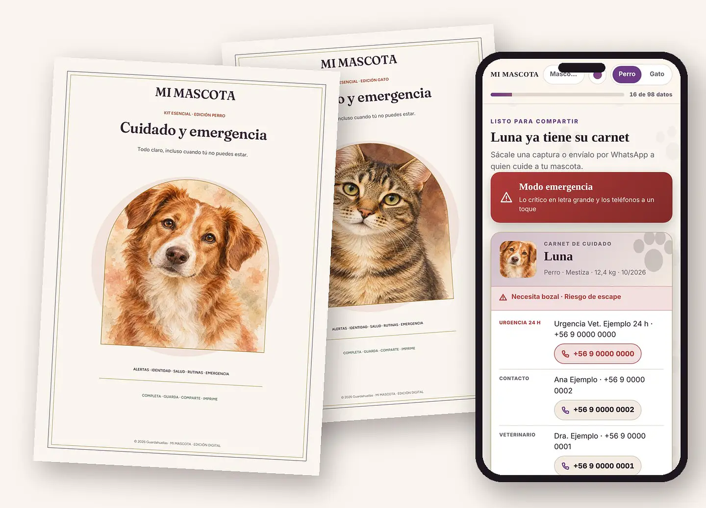 MI MASCOTA · Kit Esencial de Cuidado y Emergencia (perro y gato) 1