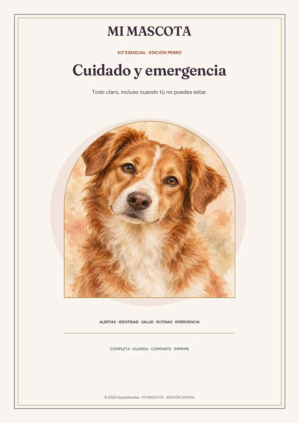 MI MASCOTA · Kit Esencial de Cuidado y Emergencia (perro y gato) 8