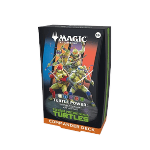 ##Reserva## Mazo commander Tortugas ninja en ingles