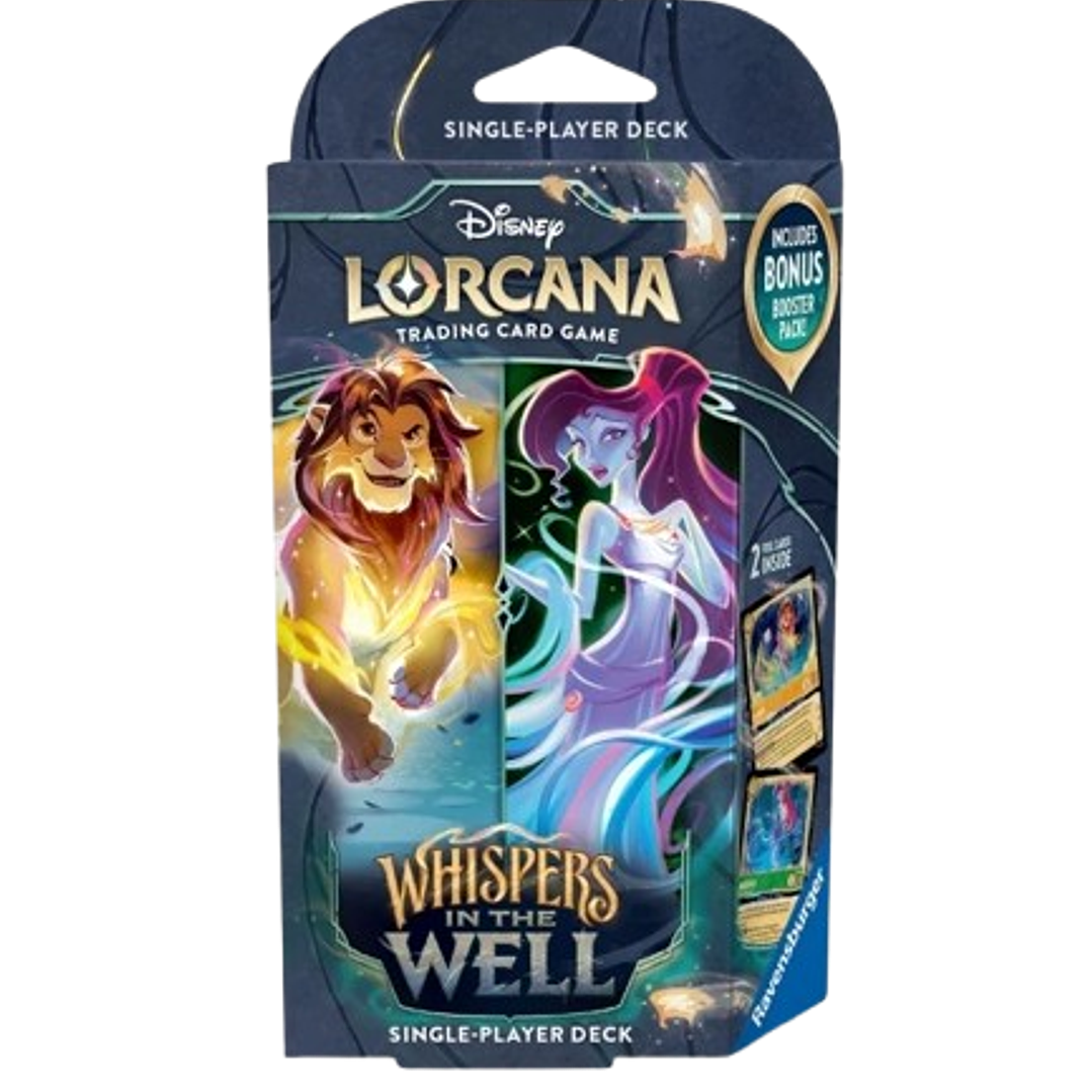 Mazos de inicio Whispers in the Well Inglés - Disney Lorcana TCG 1