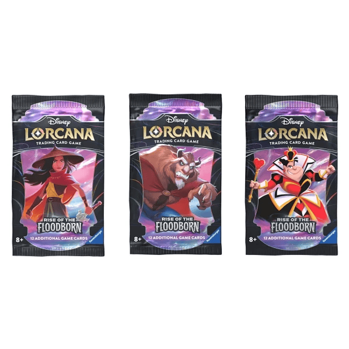 Paquetes de refuerzo (24 unidades) Rise of the Floodborn - Inglés - Disney Lorcana TCG 2