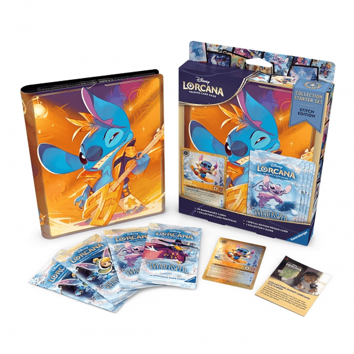 ##Reserva## Collection Starter Stitch Inglés Winterspell - Disney Lorcana TCG 2