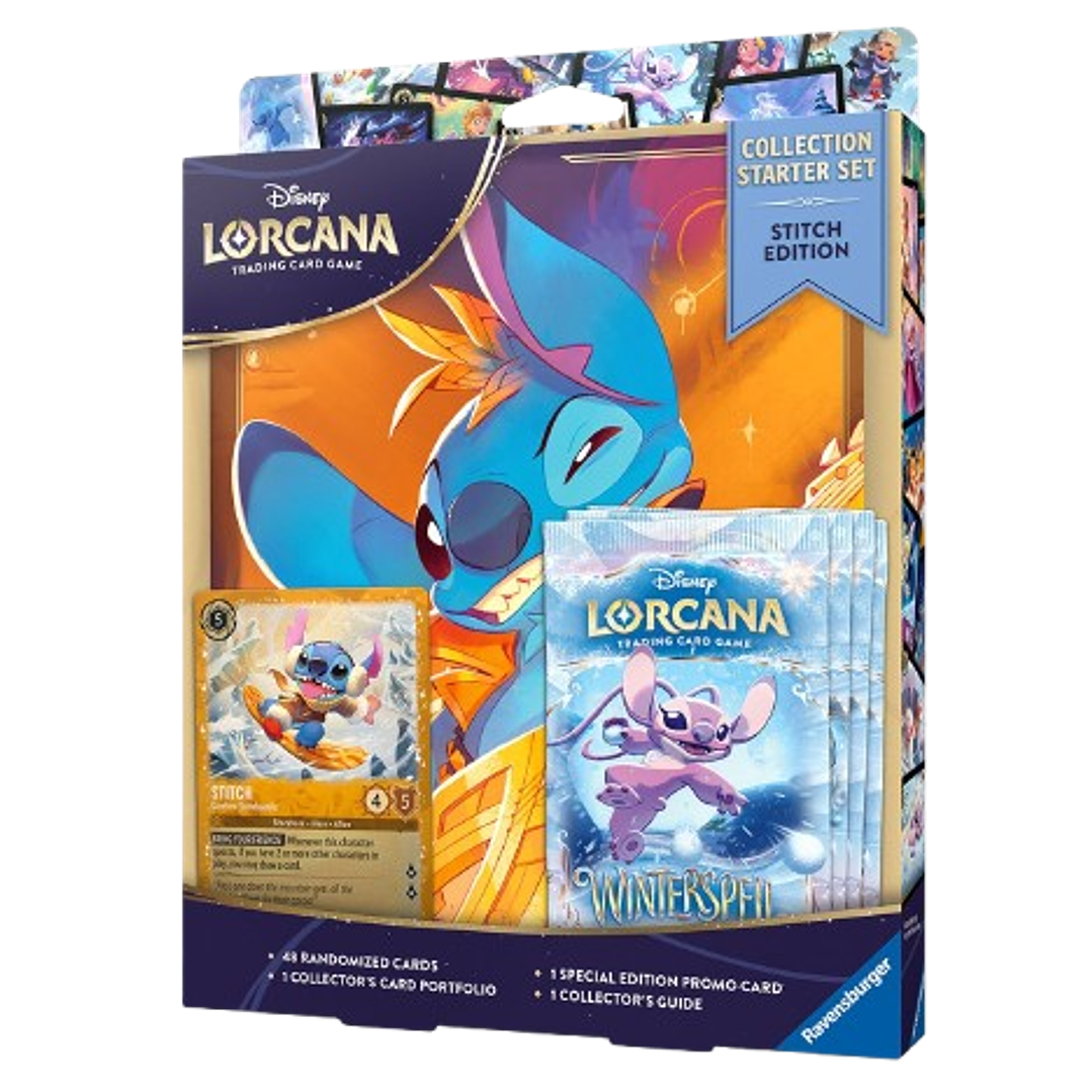 ##Reserva## Collection Starter Stitch Inglés Winterspell - Disney Lorcana TCG 1