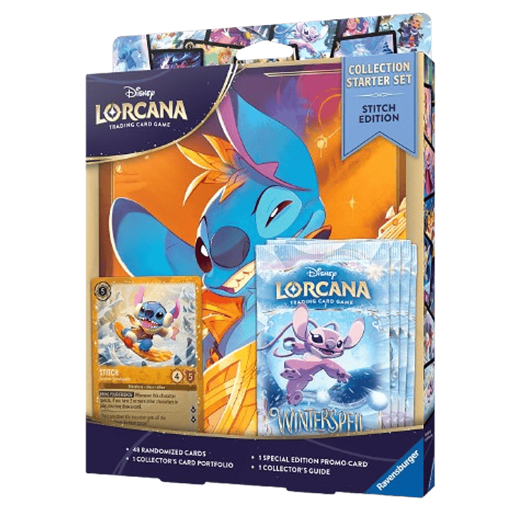 ##Reserva## Collection Starter Stitch Inglés Winterspell - Disney Lorcana TCG 1