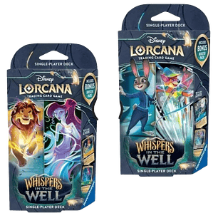 Mazos de inicio (2 unidades) Whispers in the Well Inglés - Disney Lorcana TCG
