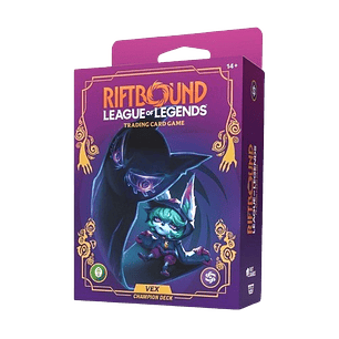 ## proxiammente ## RIFTBOUND LOL TCG UNLEASHED CHAMPION DECK: VEX (INGLES)