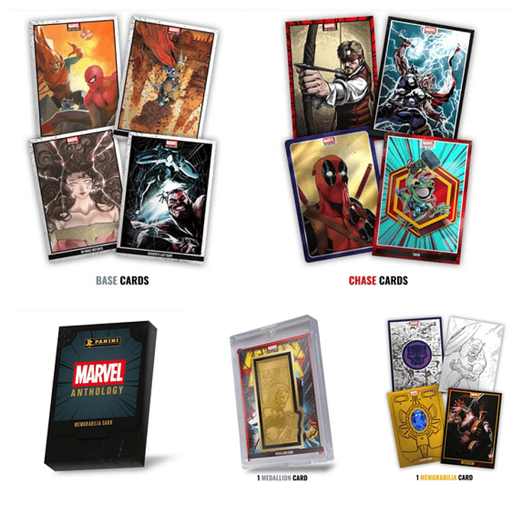 Marvel Anthology Trading Card Treasure Box - Panini Cromos 3