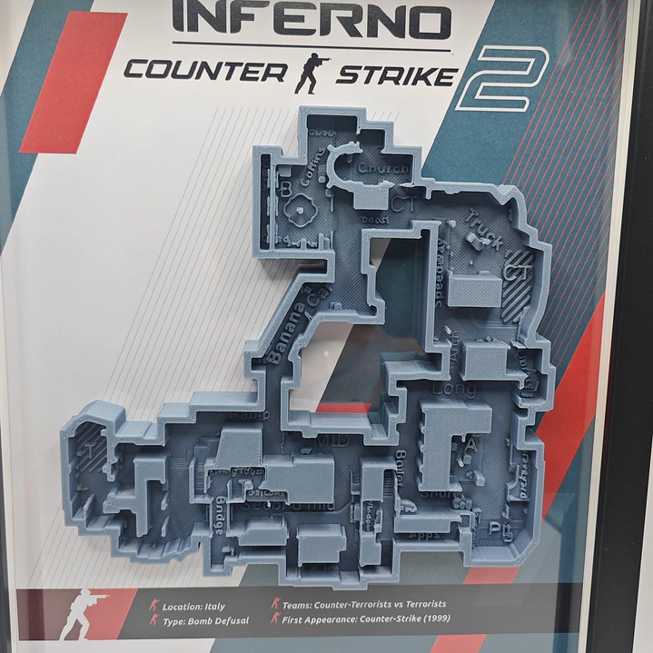 CS:GO CUADRO MAPA inferno 3