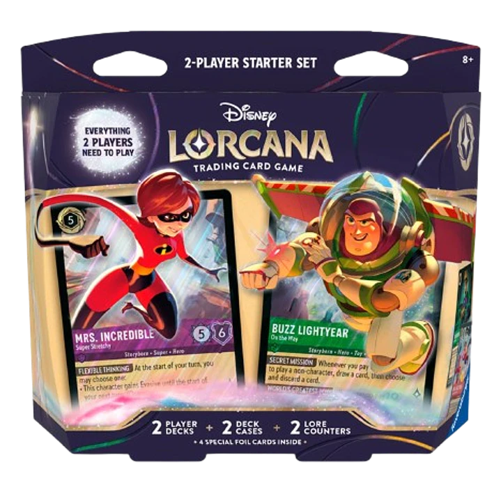 Wilds Unknown Set de Inicio para 2 Jugadores  - Disney lorcana 1
