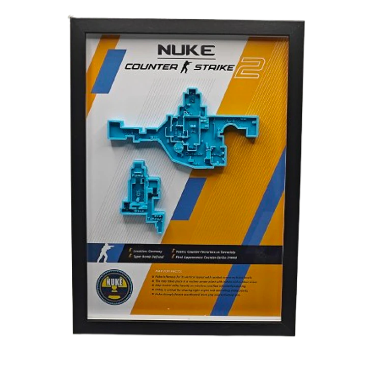 CS:GO CUADRO MAPA Nuke 1