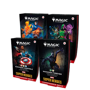 ##reserva##  Commander mazo Marvel Super Heroes Inglés - Magic The Gathering