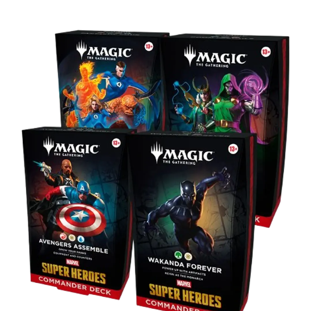 ##reserva##  Commander mazo Marvel Super Heroes Esàñol - Magic The Gathering 1
