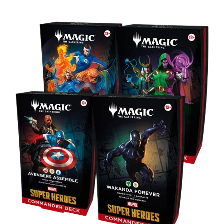 ##reserva##  Commander mazo Marvel Super Heroes Esàñol - Magic The Gathering 1
