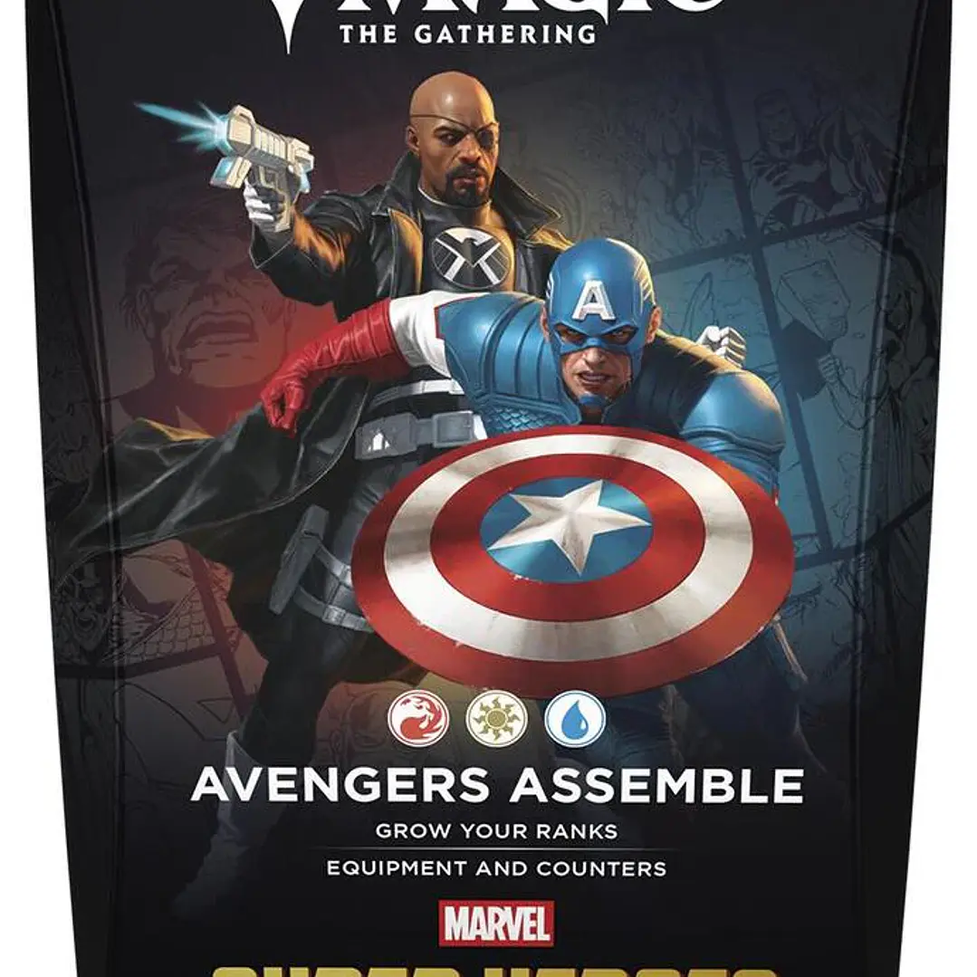 ##reserva##  Commander mazo Marvel Super Heroes Esàñol - Magic The Gathering 3