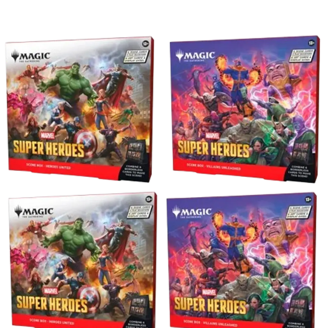 ##reserva##  Scene Box Marvel Super Heroes Inglés - Magic The Gathering 1