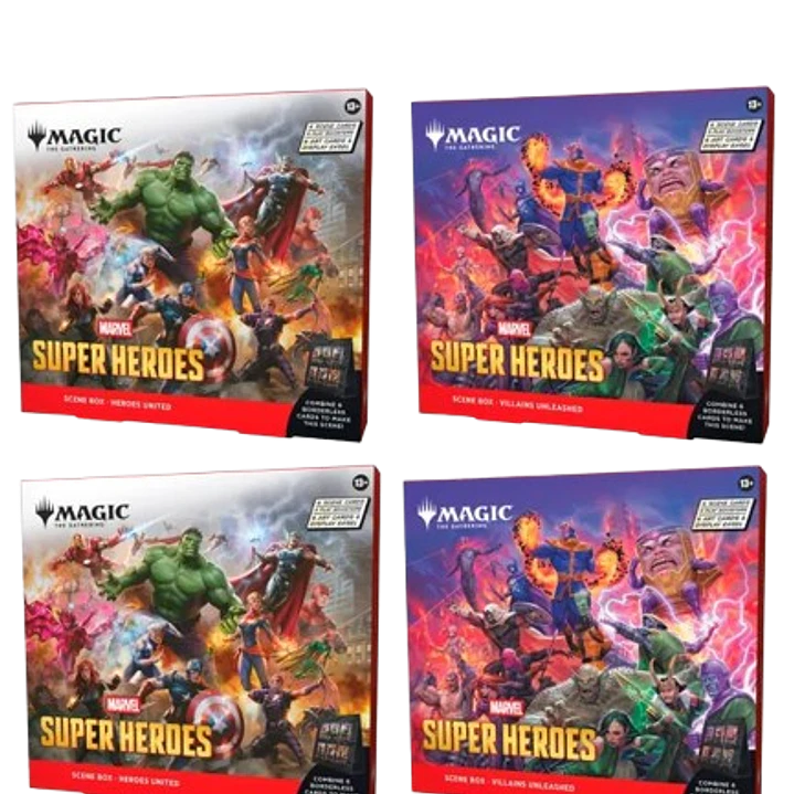 ##reserva##  Scene Box Marvel Super Heroes Inglés - Magic The Gathering 1