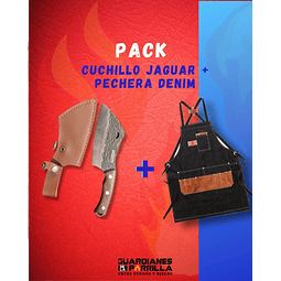Pack Cuchillo Jaguar + Pechera Denim