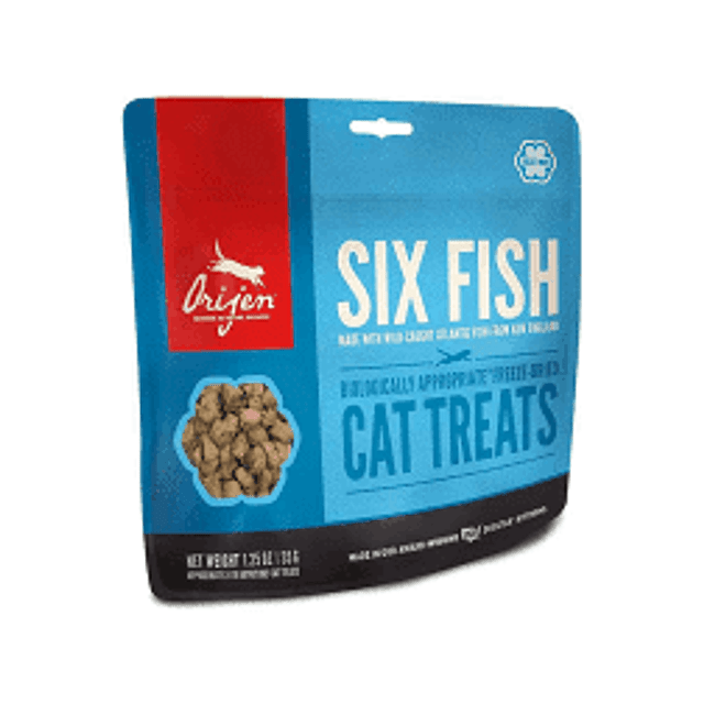 ORIJEN CAT 35,5 GRS. PREMIOS SIX FISH