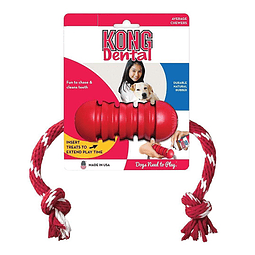 KONG DENTAL ''S'' WITH ROPE