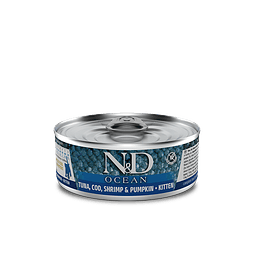 N&D OCEAN 80 GRS. CAT KITTEN TUNA/PUMPKIN