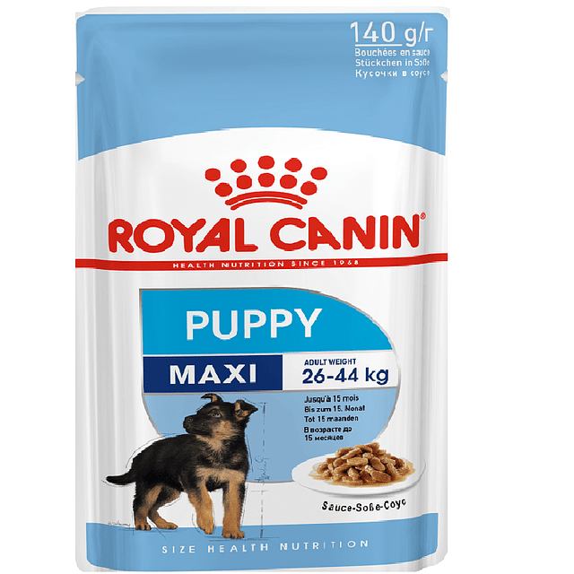 ROYAL CANIN 140 GRS. POUCH MAXI PUPPY