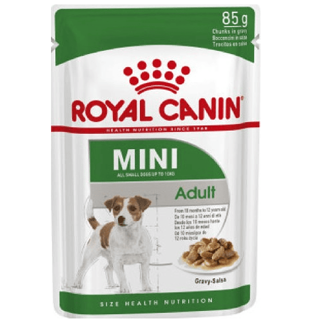 ROYAL CANIN 85 GRS. POUCH MINI ADULTO