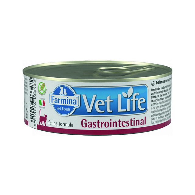 VETLIFE 85 GRS. LATA GASTROINTESTINAL CAT
