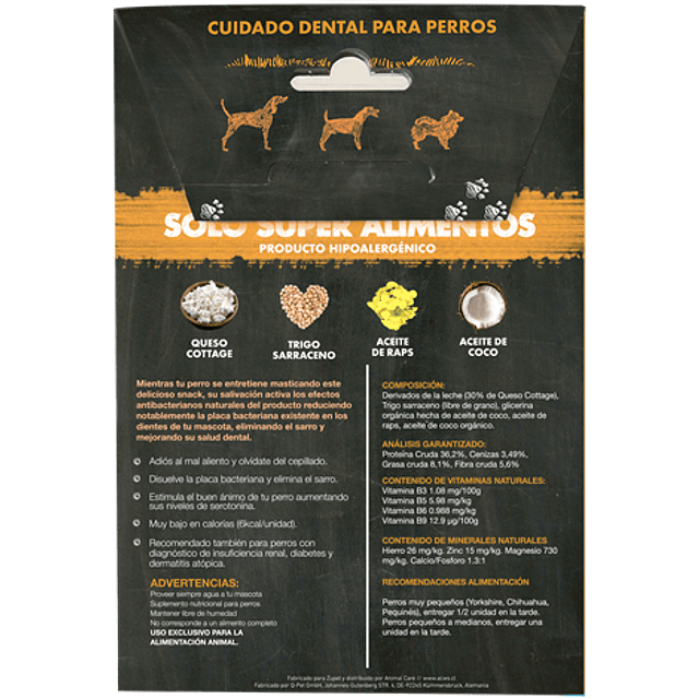 QCHEFS 65 GRS. SNACK MASTICABLE PERRO