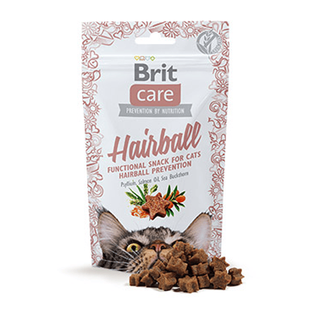 BRIT CARE 50 GRS. CAT SNACK HAIRBALL