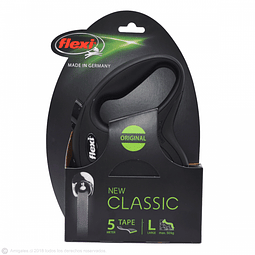 FLEXI NEW CLASSIC L NEGRO 5MT CINTA