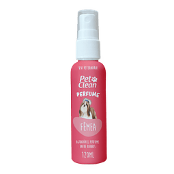 PET CLEAN 120 ML. PERFUME PARA PERROS Y GATOS HEMBRAS