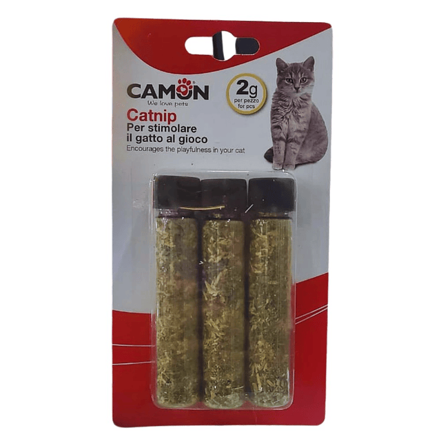 CAMON TUBO CON HIERBA GATERA/CATNIP