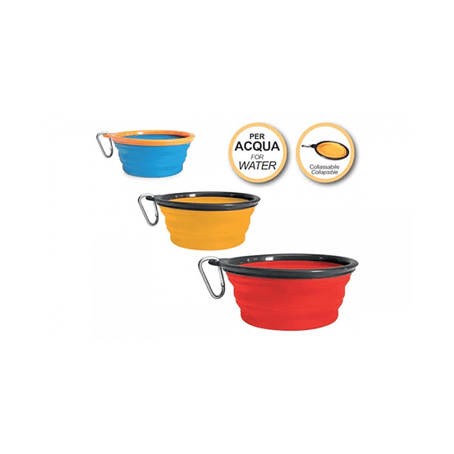 CAMON PLATO SILICONA PLEGABLE VIAJE 350 ML