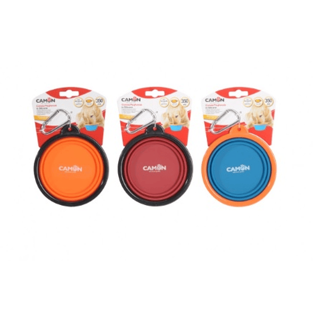 CAMON PLATO SILICONA PLEGABLE VIAJE 350 ML