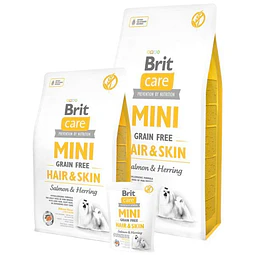 BRIT CARE 7 KG. DOG MINI HAIR & SKIN