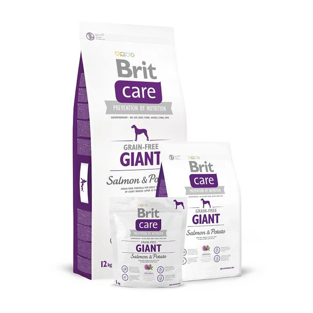 BRIT CARE 12 KG. DOG GIANT SALMON Y POTATO