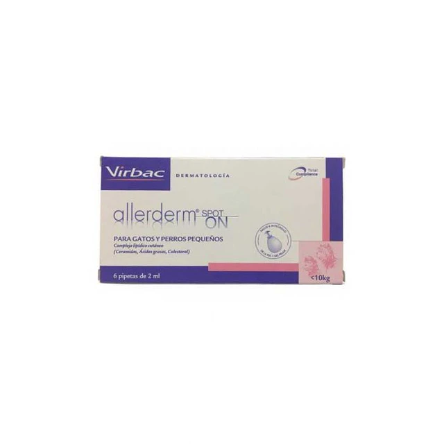 ALLERDERM SPOTON PIPETA +10 KG X 6 UNID