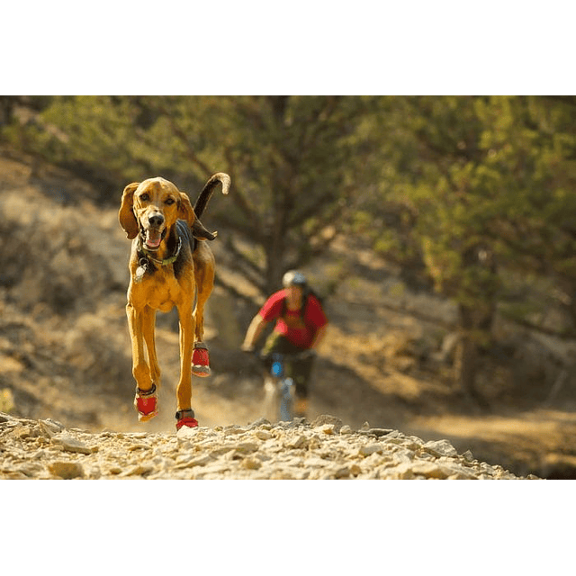 RUFFWEAR GRIP TREX PAIRS DOG BOOTS - RED - 2 5 IN 64 MM