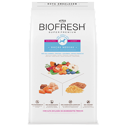 BIOFRESH 3 KG. ADULTO LIGHT R. MED