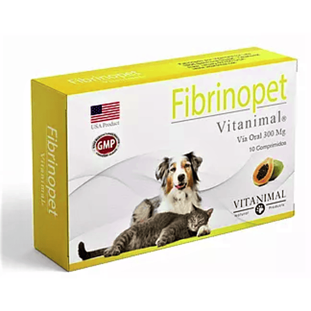 FIBRINOPET 300 MG PERRO/GATO X 30 COMP