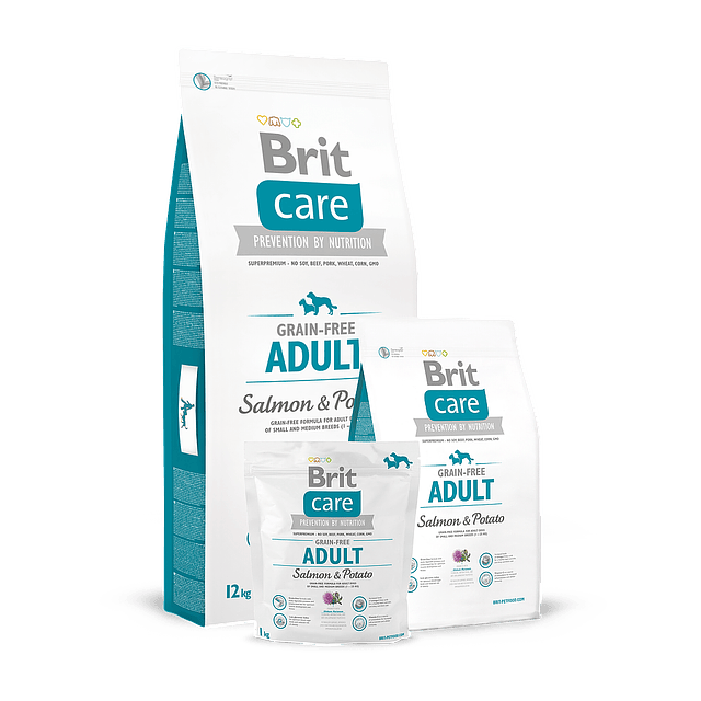 BRIT CARE 3 KG. ADULTO SALMON & POTATO