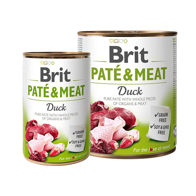 BRIT PATE & MEAT 400 G. LATA DUCK 