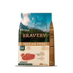 BRAVERY 12 KG. ADULTO LARGE/MEDIUM IBERIAN PORK 