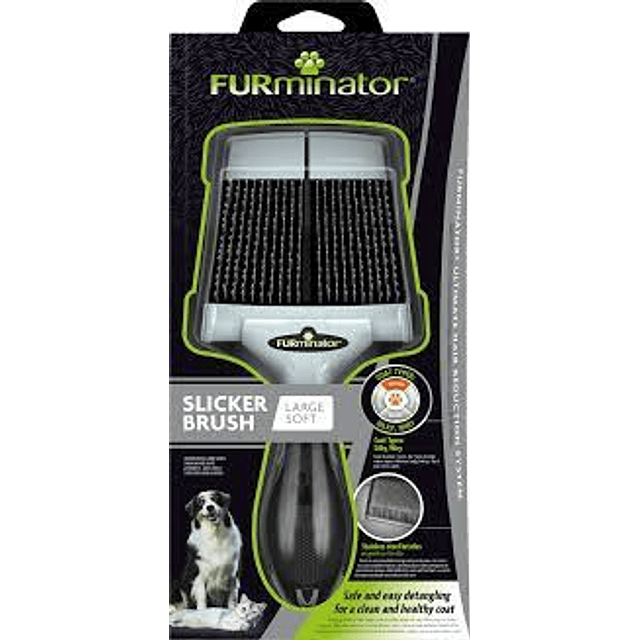 FURMINATOR SOFT GROOMING SLICKER LARGER