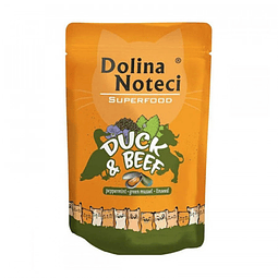 DOLINA SUPERFOOD CAT 85 GRS. POUCH PATO Y VACUNO