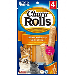 CHURU ROLLS CAT CHICKEN 