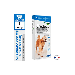 CREDELIO 900 MG PERRO 22-45 KG X 1 COMP MAST
