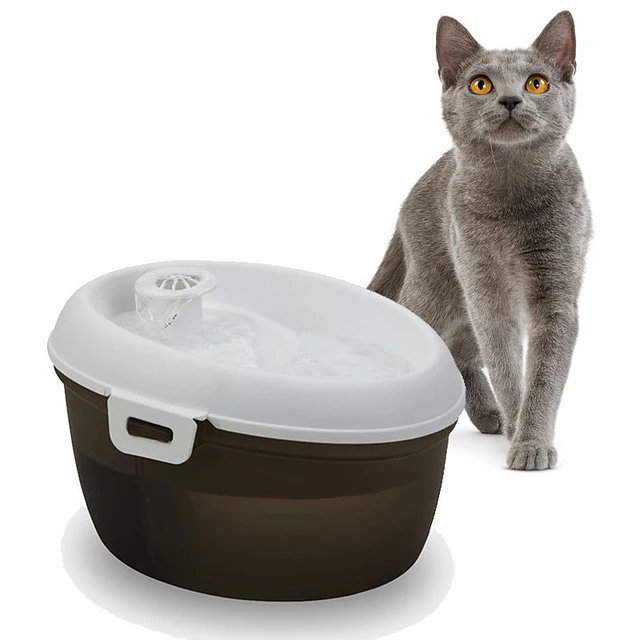 FUENTE AGUA GATO CATH2O MINI 1 2L BLANCA
