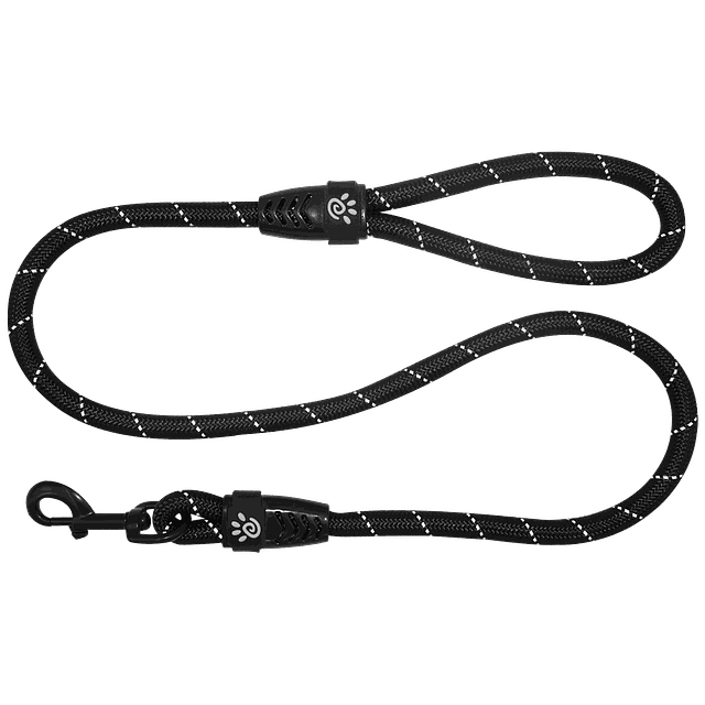 DOCO CORREA PERRO REFLECTANTE LARGE NEGRO